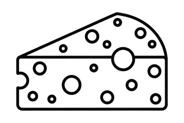Peynir simgesi, taslak biçimi