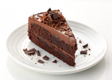 Kremalı çikolatalı pasta.