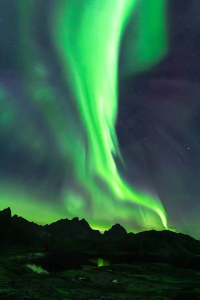 Solar Storm over Lofoten Islands, Northern Norway