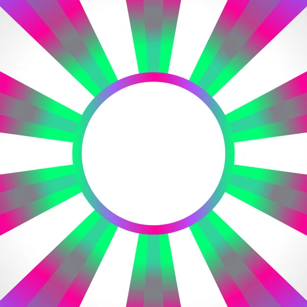 Gradient Style Sunburst Motif Fond Rayons Radial Bannière Été Illustration — Image vectorielle