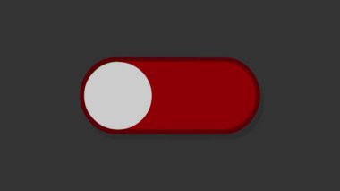 Düğme canlandırmasını aç, ayarların görselleştirilmesi canlandırılmış görsel arayüz ögesini kırmızı renge çevir