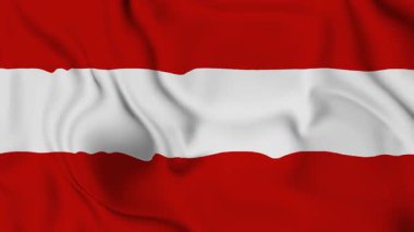 Avusturalya 'nın ulusal bayrağı, gerçekçi bayrak sallıyor, dikdörtgen döngü animasyonu 4k görüntü