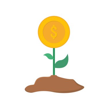 Dolar Para Büyütme Fabrikası Konsepti Clay Finans Yatırım Varlık Birikimleri Botanik Yığını