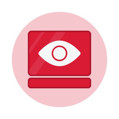 Konuşma kabarcığı görünümleri, görüş veya lens kare vektör çizimi