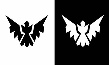 Tasarım vektör grafikleri soyut logo sembolleri kartal
