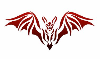 Beyaz arka planda soyut tasarım kabile sanatının çizim vektör grafikleri