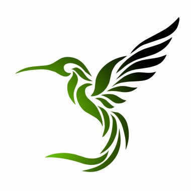 Kabile sanatının illüstrasyon vektörü çizimi sinekkuşu klipsi sanatı tasarlıyor