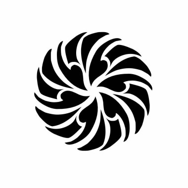 Bir daire oluşturan sarmal elementlerin gösterimi