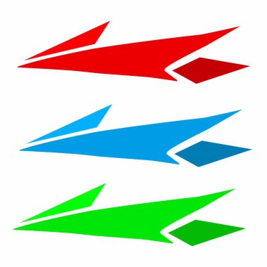 Arabalar için soyut tasarım çıkartmaları çizim vektörü grafik seti