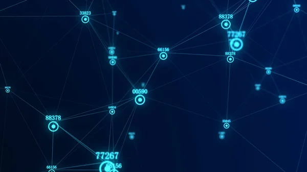 Globale Netzwerkverbindungen Abstrakte Neuronale Netzwerke Cyberspace Futuristische Gitter Künstliche Intelligenz — Stockfoto