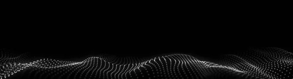 Μαύρο Κύμα Βούλες Κίνησης Αφηρημένο Ψηφιακό Υπόβαθρο Έννοια Σύνδεση Μεγάλα — Φωτογραφία Αρχείου