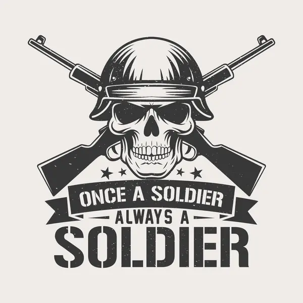 Bir asker her zaman asker tişörtü tasarlar.
