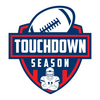 Touchdown Sezon Düzenlenebilir Tişört Tasarımı