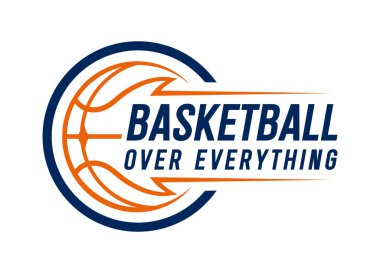 Basketbol Terapisi Spor Alıntı Tasarımı Top ve Serin Titreşimli