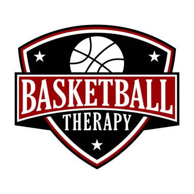 Basketbol Terapisi Spor Alıntı Tasarımı Top ve Serin Titreşimli