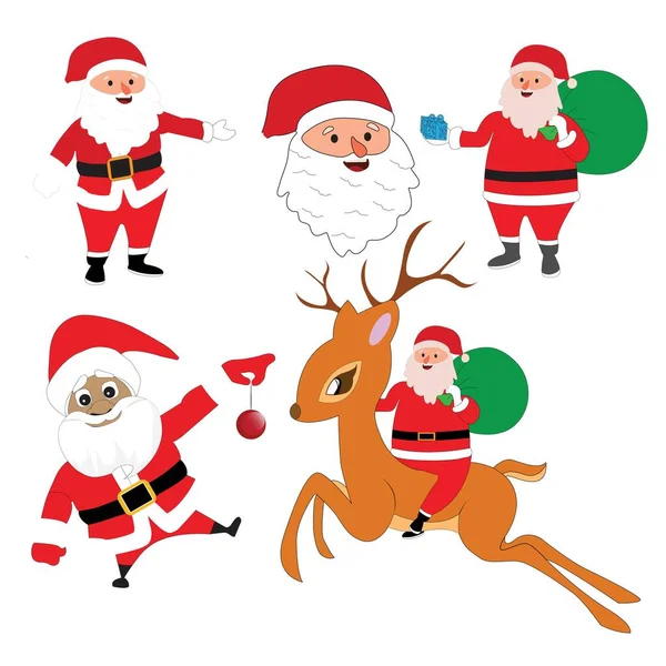 Santa Clause editable EPS file