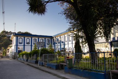 SALAMINA, KOLOMBIA - 14 HAZİRAN 2024: Kolombiya 'nın Salamina kentindeki Rahibe Berenice' nin hac ve dua evi.