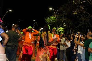 Cali, Kolombiya - 29 Eylül 2025. Pasto 'daki Biyolojik Çeşitlilik Haftası' nın açılışına Pasto 'dan davet edilen Beyaz ve Kara Geçit.