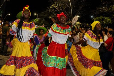 Cali, Kolombiya - 29 Eylül 2025. Pasto 'daki Biyolojik Çeşitlilik Haftası' nın açılışına Pasto 'dan davet edilen Beyaz ve Kara Geçit.