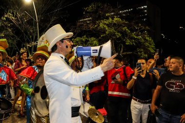 Cali, Kolombiya - 29 Eylül 2025. Pasto 'daki Biyolojik Çeşitlilik Haftası' nın açılışına Pasto 'dan davet edilen Beyaz ve Kara Geçit.