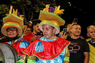 Cali, Kolombiya - 29 Eylül 2025. Pasto 'daki Biyolojik Çeşitlilik Haftası' nın açılışına Pasto 'dan davet edilen Beyaz ve Kara Geçit.