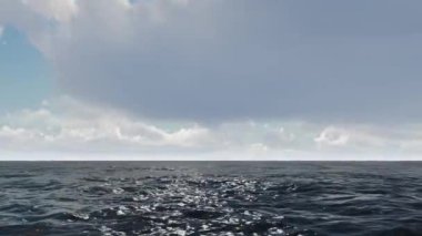 3D bulutlar 4k animasyon sağlar