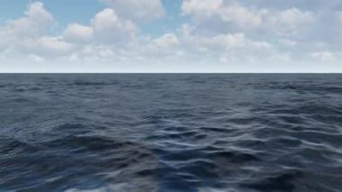 3D bulutlar 4k animasyon sağlar