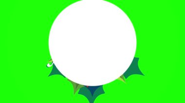 Mutlu Noeller yeşil ekranının animasyonu ve 2023 'te mutlu yıllar.