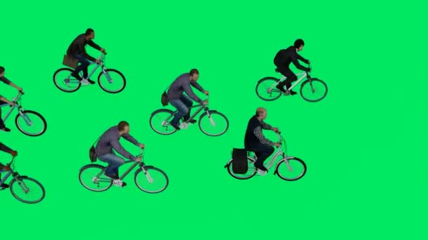 자전거 위에서 자연을 즐기는 — 비디오