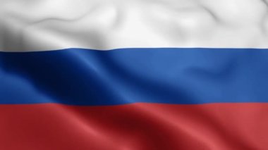 Rusya bayrağının 3d video görüntüsü Rusya 'nın HD çözünürlüğünü gösteren bir video. Rusya bayrağı 1080p Tam HD video