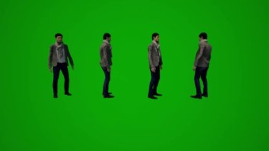 3D çeşitli Avustralyalı erkekler Chroma 'daki meslektaşlarıyla konuşuyor ve müzakere ediyor