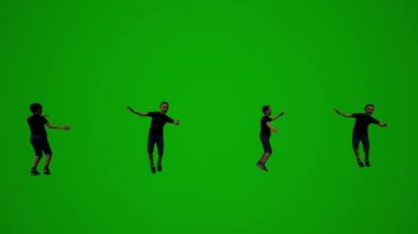 3D birkaç farklı Amerikalı öğrenci okul bahçesinde çalışıyor, oynuyor ve okuldaki arkadaşlarıyla çeşitli görüşler paylaşıyor.