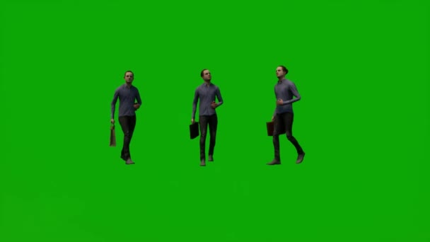 Erkek Hemşire Yeşil Ekran Alışverişi Yapıyor Arkadaşlarıyla Birlikte Adaya Gidiyor — Stok video