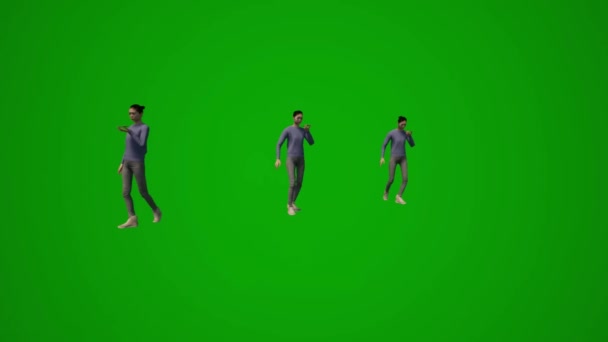 트레이너그린 스크린 선수들 각도의 운동을 시작하기 — 비디오