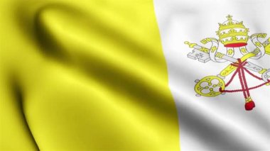 Vatikan Şehri (Holy See) rüzgarda dalgalanan bayrak videosu. Vatikan Şehri (Holy See) Rüzgarda dalgalanan bayrak dalgası döngüsü. Gerçekçi Vatikan Şehri (Holy See) bayrak geçmişi. Vatikan Şehri (Holy See) Bayrak Döngüsü Kapanışı