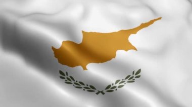 Kıbrıs Bayrağı 'nın rüzgarda dalgalanan videosu. Kıbrıs Bayrak Dalgası Döngüsü rüzgarda dalgalanıyor. Gerçekçi Kıbrıs Bayrağı geçmişi. Kıbrıs Bayrağı Kapanışı 1080p Tam HD 1920X1080 görüntüsü. Kıbrıs bayrağı sallıyor. Ulusal 3d