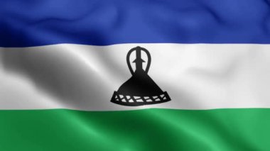 Lesotho Flag 'in rüzgarda dalgalanan videosu. Lesotho Bayrak Dalgası Döngüsü rüzgarda sallanıyor. Gerçekçi Lesotho Flag geçmişi. Lesotho Bayrak Döngüsü Kapanışı 1080p Tam HD 1920X1080 görüntü. Lesotho bayrağı sallıyor. Ulusa