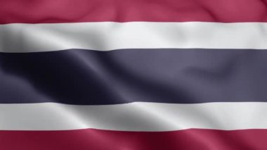 Tayland bayrağının rüzgarda dalgalanan videosu. Tayland Bayrak Dalgası Döngüsü rüzgarda dalgalanıyor. Gerçekçi Tayland Bayrağı geçmişi. Tayland Bayrak Döngüsü Kapanışı 1080p Tam HD 1920X1080 görüntü. Tayland bayrağı sallıyor. Hayır.