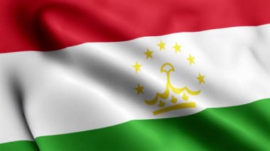 Tacikistan bayrağının rüzgarda dalgalanan videosu. Tacikistan Bayrak Dalgası Döngüsü rüzgarda dalgalanıyor. Gerçekçi Tacikistan Bayrağı geçmişi. Tacikistan Bayrak Döngüsü Kapanışı 1080p Tam HD 1920X1080 görüntü. Tacikistan dalgası