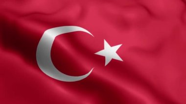 Hindi bayrağı rüzgarda sallanıyor. Hindi Bayrak Dalgası Döngüsü rüzgarda dalgalanıyor. Gerçekçi Hindi Bayrağı geçmişi. Türkiye Bayrak Döngüsü Kapanışı 1080p Tam HD 1920X1080 görüntü. Hindi bayrağı sallıyor. Ulusal 3d