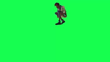  US Citt di Palermo Flag background Looping Closeup 1080p Full HD 