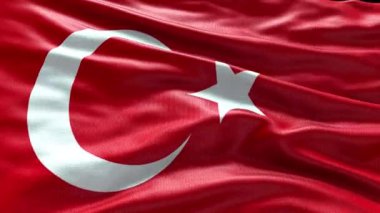 4k Türkiye Bayrağını rüzgarda dalgalandırıyor. Hindi Bayrak Dalgası Döngüsü rüzgarda dalgalanıyor. Gerçekçi Hindi Bayrağı geçmişi. Türkiye Bayrak Döngüsü Kapanışı 1080p Tam HD 19