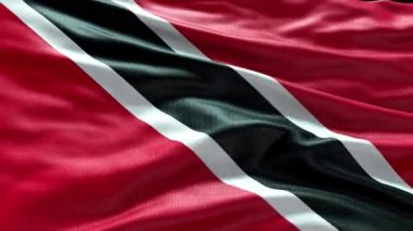 Trinidad ve Tobago Flag 'ın rüzgarda dalgalanan videosu. Trinidad ve Tobago Bayrak Dalgası Döngüsü rüzgarda sallanıyor. Gerçekçi Trinidad ve Tobago Flag geçmişi. Trini.