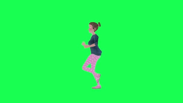 Achtdimensionale Animation Eines Mannes Rollstuhl Der Sich Einem Rollstuhl Durch — Stockvideo