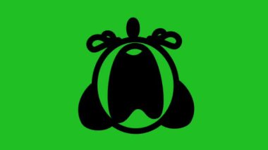 25D sanal karakter simgesi ve ağlayan sevimli fare karakteri yeşil ekran