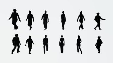 insanlar simge vektör illüstrasyonu