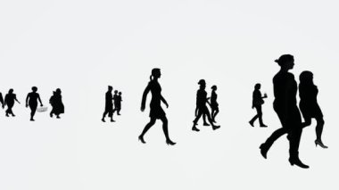 İş Adamlarının Silüetleri