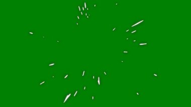 Yeşil ekranda beyaz ve altın parçacıklardan oluşan girdap halinde dönen bir enerji girdabı. Sihirli animasyonlar, bilim kurgu tanıtımları veya dinamik geçişler için mükemmel..