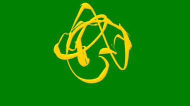 Parlak parçacıklar ve hareket izleriyle soyut yeşil ekran efekti. Dinamik video efektleri ve animasyonlar için uygun.