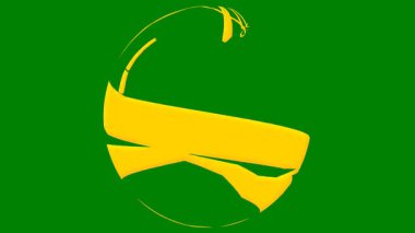 Canlı yeşil ekran efekti, akışkan hareket ve dönen parçacıklar içeriyor. Dinamik enerjiyle video geçişlerini geliştirmek için mükemmel.